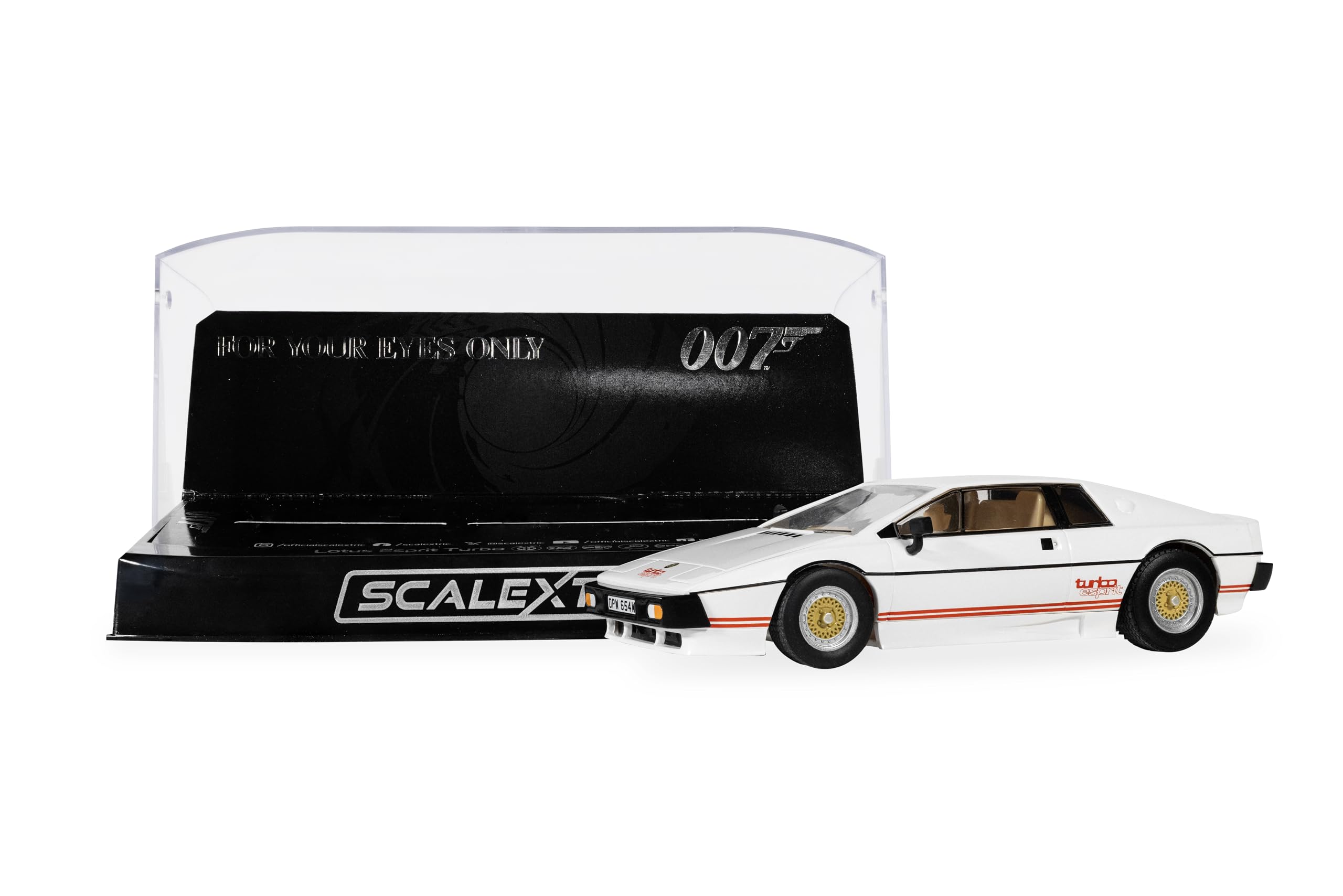 Scalextric C4631 James Bond Lotus Esprit Turbo White - For Your Eyes Only Cars - Street & Rally Slot Car Racing