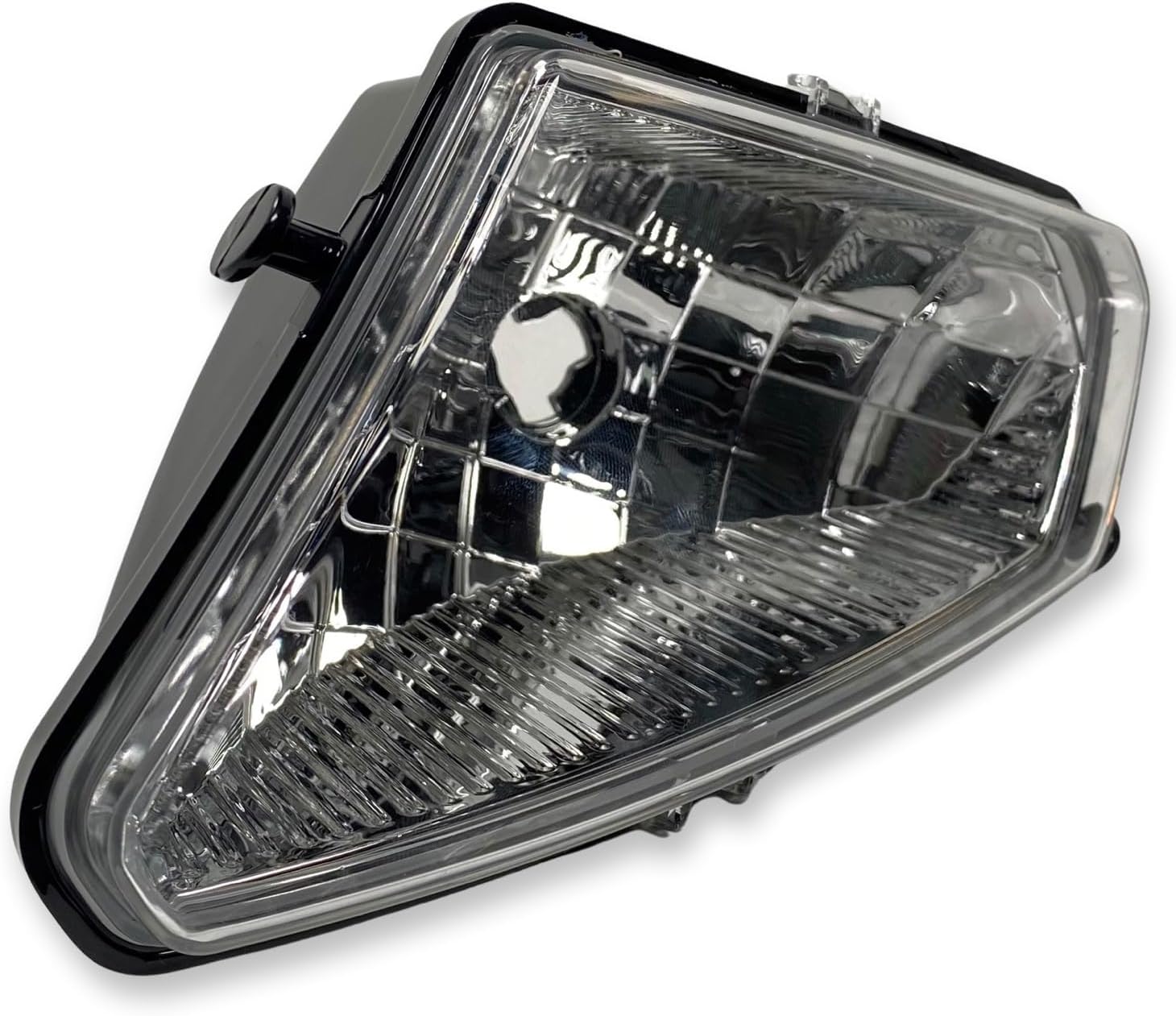 Quad Logic Left Hand Headlight Assembly Replacement for Polaris Sportsman 450 500 600 700 800 – Replaces 2410735 2410725