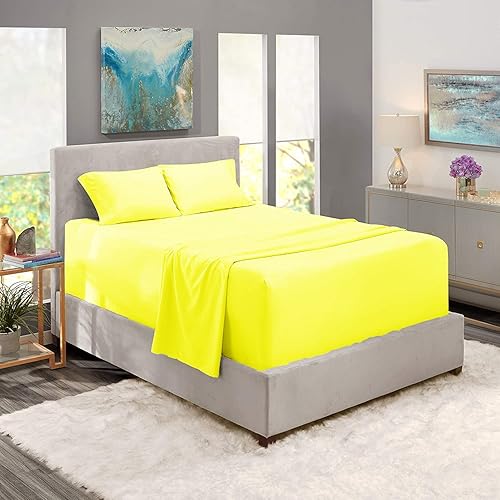 Juego de sábanas de algodón peinado de 800 hilos, 4 piezas de largo para cama, transpirable, suave y sedoso, tejido de satén para colchón de 15 a