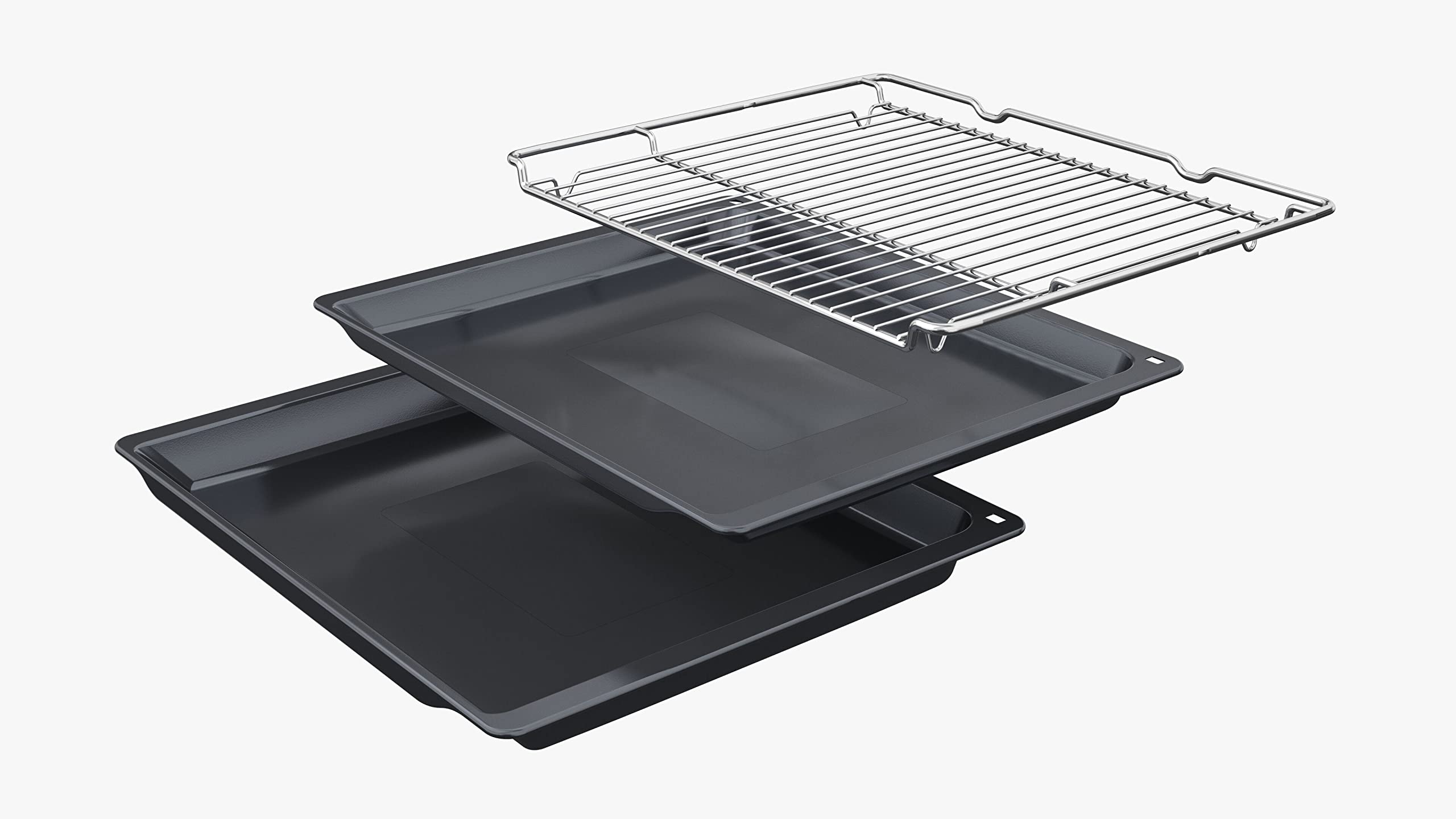 Bosch CMG778NB1 Serie 8, Forno compatto da incasso con funzione microonde 60 x 45 cm Nero