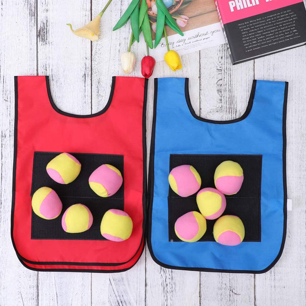 JTLB Gioco di tiro al Bersaglio con Palla in con Giacca Adesiva Set di Gilet in per Gioco di tiro al Bersaglio per Bambini con Gilet Bersaglio