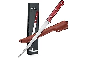 Fillet Knife 9 inch - Professional Fish/Meat Cutting Boning Knife for Outdoor Activities