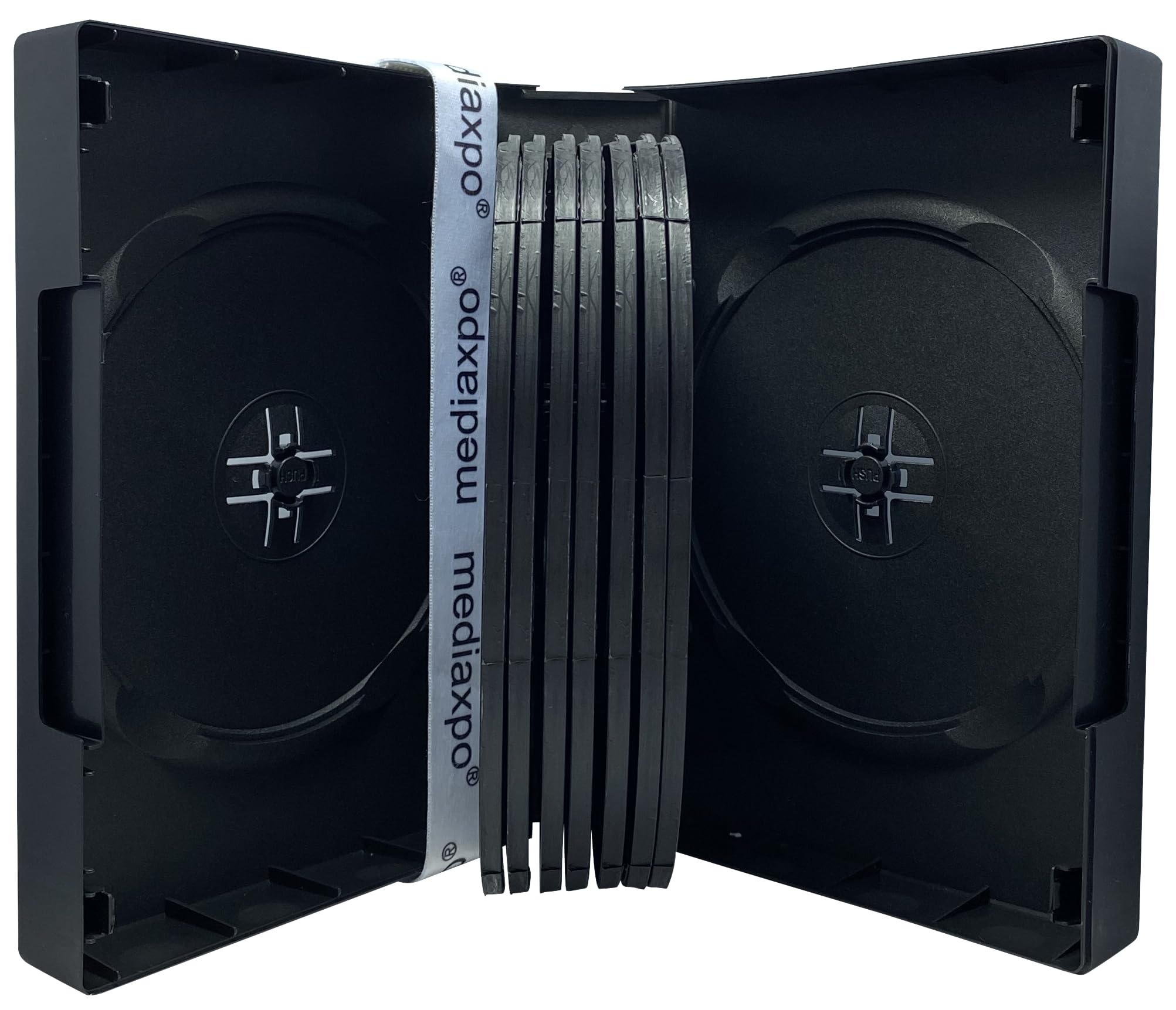 Amazon.com: Mediaxpo Space-Saving Multi 16 Disc DVD Cases Holders