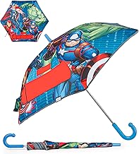 Zest 4 Toyz Umbrella for Kids with Manual Open Compact Folding Design Lightweight and Durable Rain Cover for Boys and Girls Age 3+