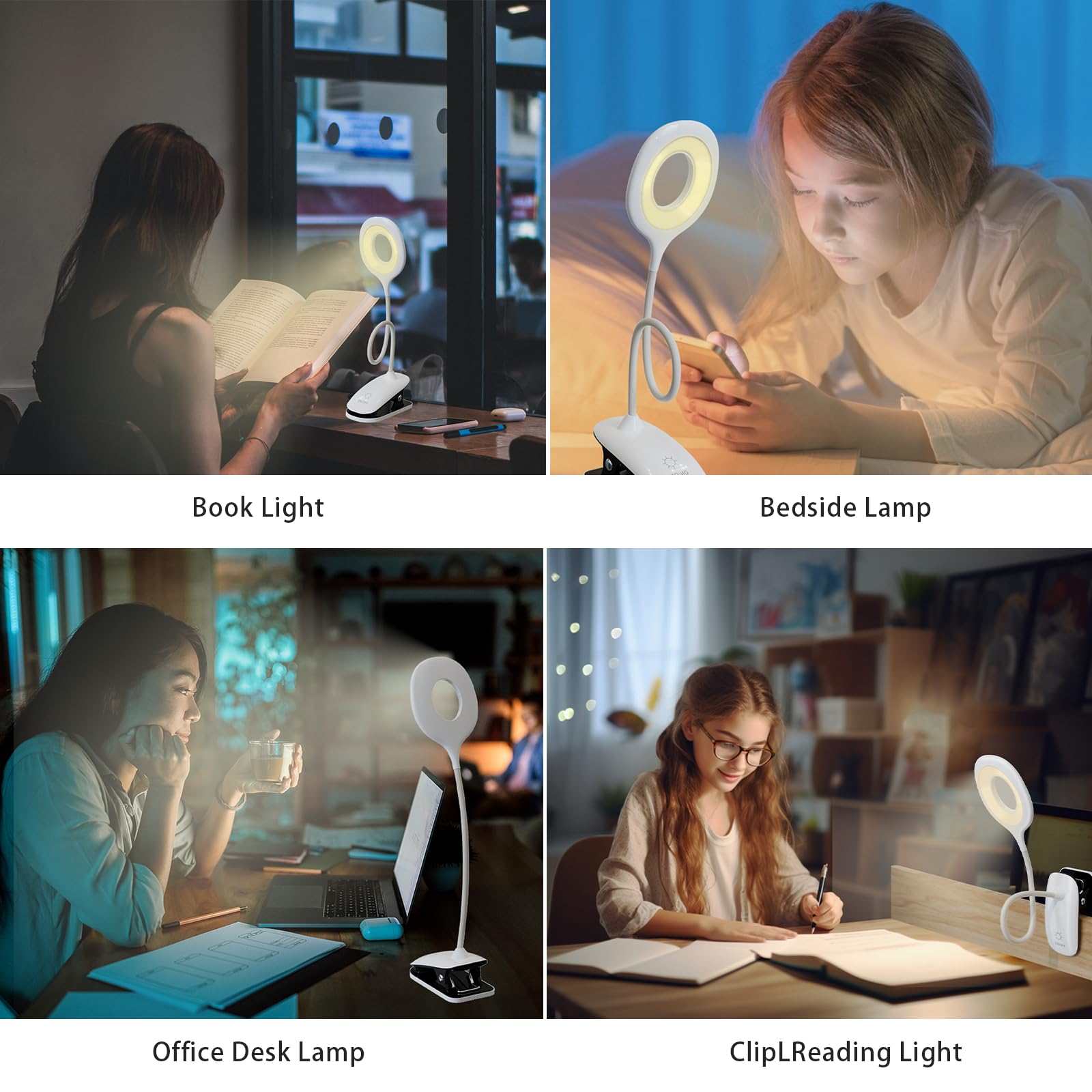 Moses Libri-x Clip Light Touch - Oplaadbare Leeslamp