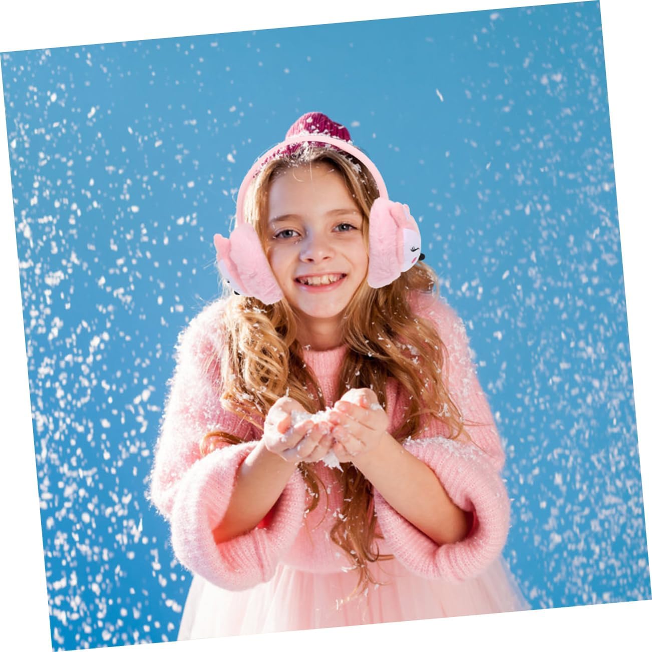 Boys and Girls Earmuffs 2Pcs Warm Faux Fur Ear Covers for Children Winter Ear Warmers for Boys and Girls Comfortable Reusable for Outdoor Activities
