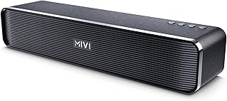 Mivi Fort H30 Portable Bluetooth Speakers Soundbar – [Newly launched] 30W Bluetooth Soundbar for Campus Life, 2.0 Channel, Sleek Design, 6 Hours Playtime, Multi-connectivity, Made in India