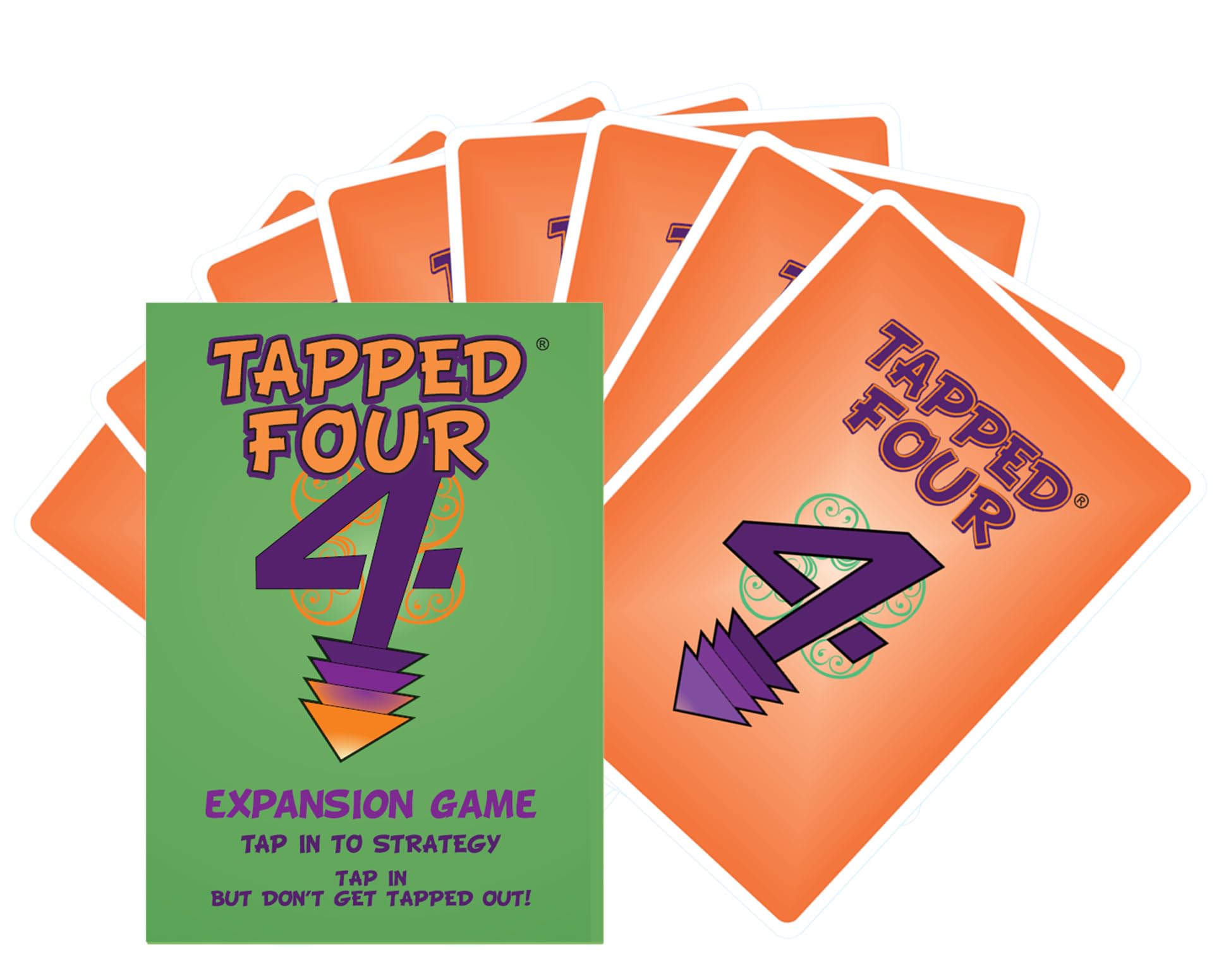 Tapped Four Expansion Card Game - Party Game, Up to 11 Players - Friends, Family, Fun, Luck, Laughter and Nonstop Entertainment
