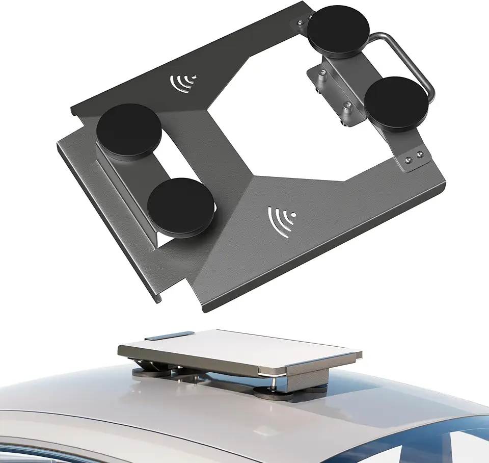 Mini suporte Starlink, suporte magnético para carro Starlink Mini, kit de montagem acessórios para carro/trailer/rack de teto / veículo resistente com alça