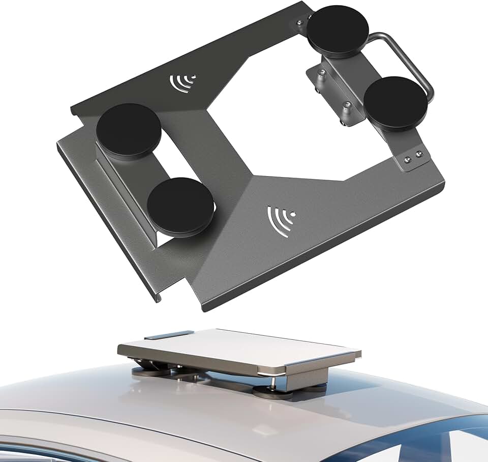 Mini suporte Starlink, suporte magnético para carro Starlink Mini, kit de montagem acessórios para carro/trailer/rack de teto / veículo resistente com alça