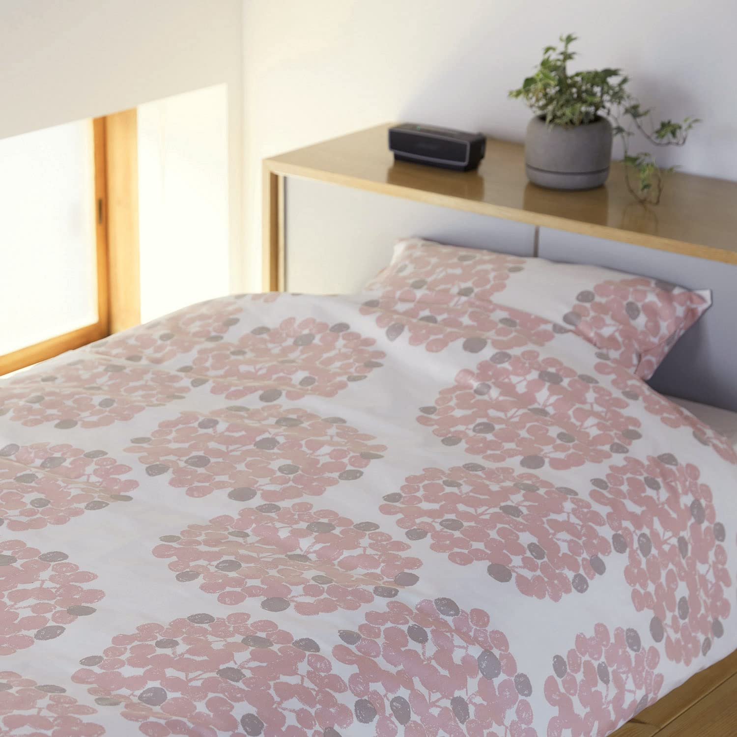 Amazon｜クォーターリポート 岡理恵子デザイン 綿麻素材 掛け布団