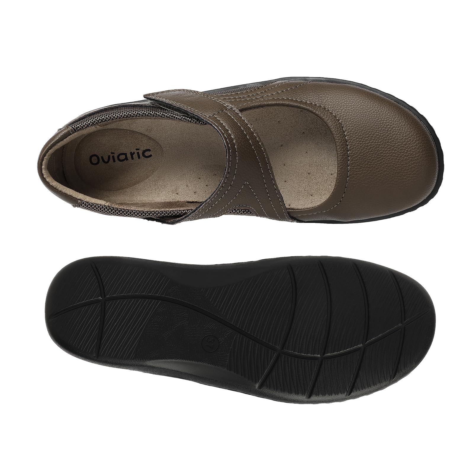 Oviaric Damskie klasyczne wygodne buty do chodzenia Mary Jane modne buty na co dzień urocze zamknięte palce wsuwane lekkie oddychające buty do chodzenia