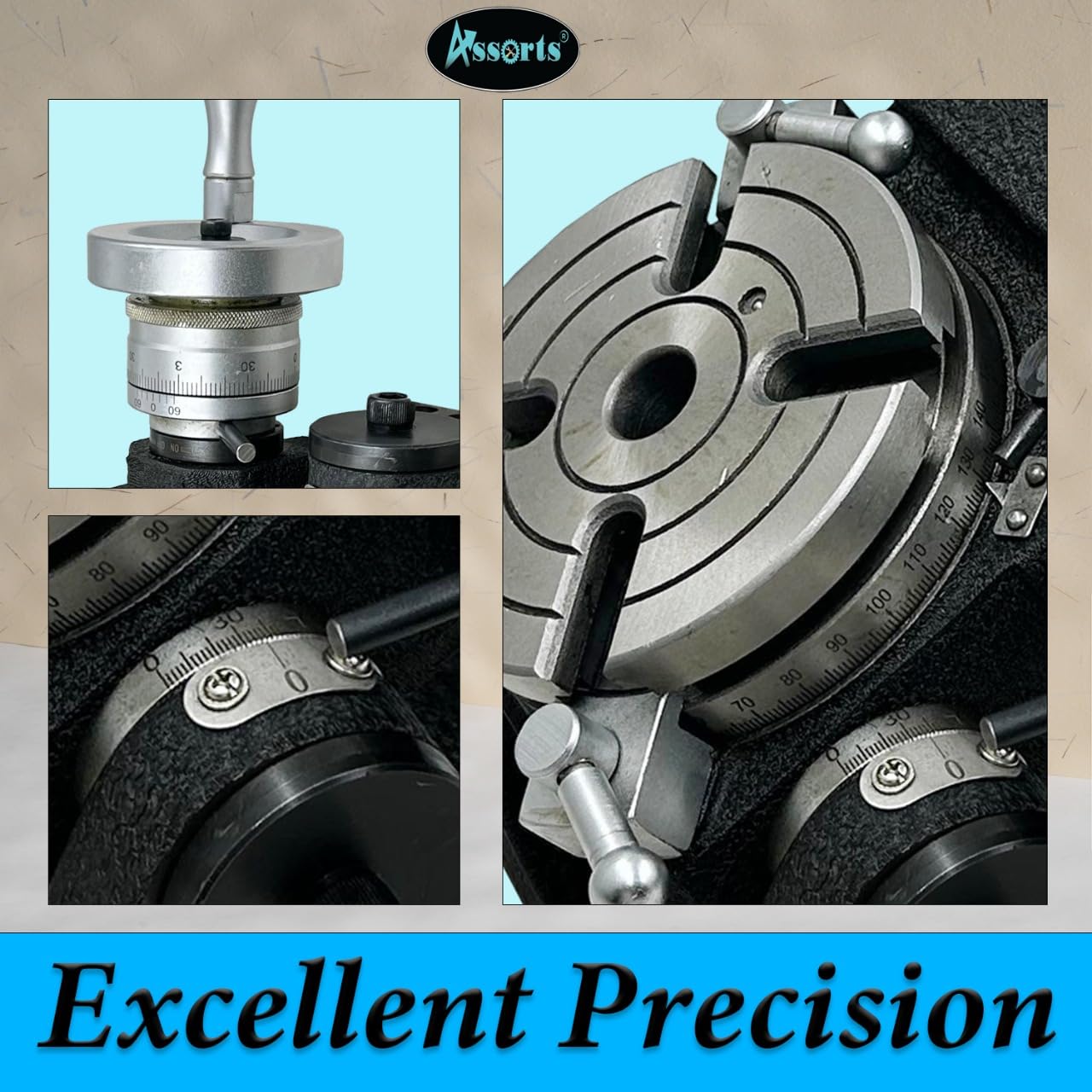 Tavola Rotante (HV4 (110 mm) Inclinabile - 4 Fessure