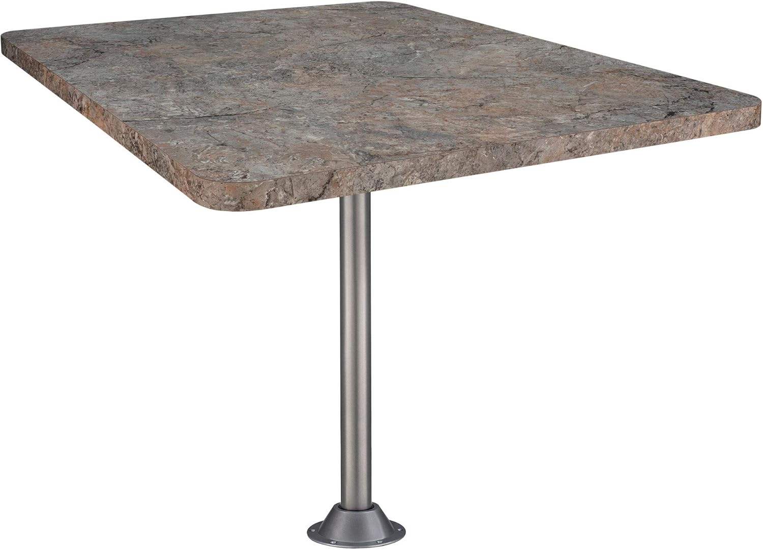 RecPro Charles 40" RV Dinette Booth with Storage | Includes Dinette Table | Cloth | Converts to Bed | RV Dining Room | RV Furniture (Luna Imperial, 1 Leg)