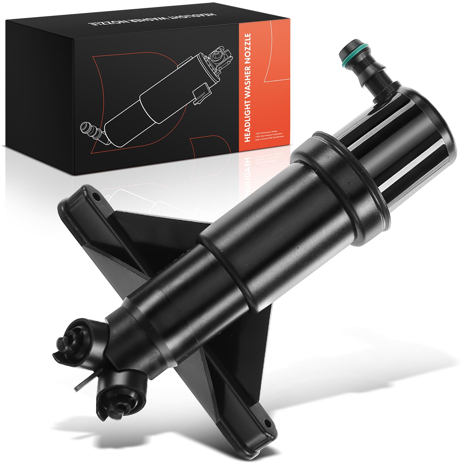 Frankberg Limpieza de faros Boquillas de lavado Delantero izquierdo o derecho Compatible con Serie 5 Touring E61 Serie 5 E60 Replace# 61677038415