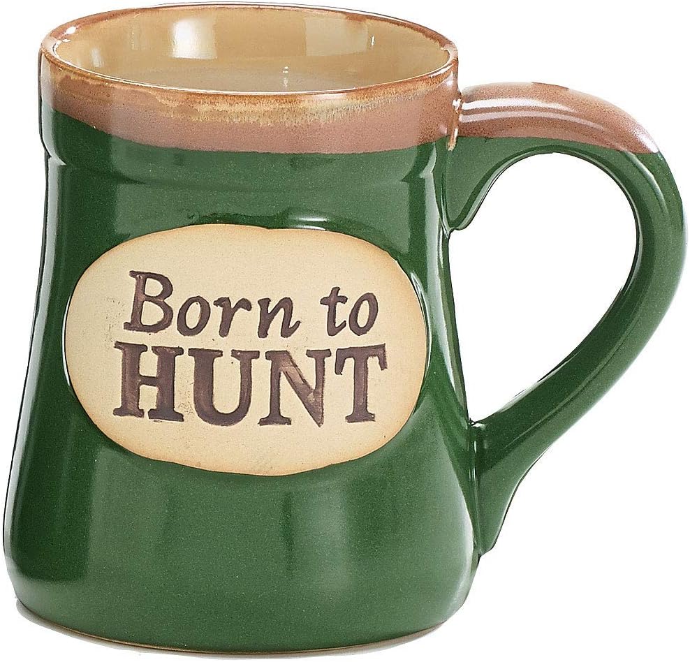 1 X Born to Hunt Coffee Mug in Gift Box