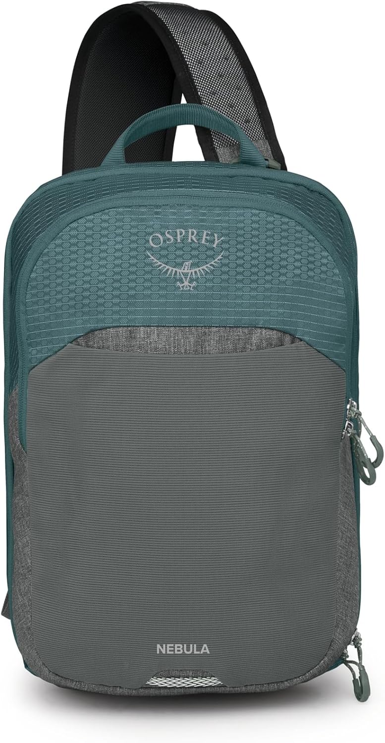 Osprey Nebula Shoulder Sling Bag, Cascade Blue/Coal Grey Heather