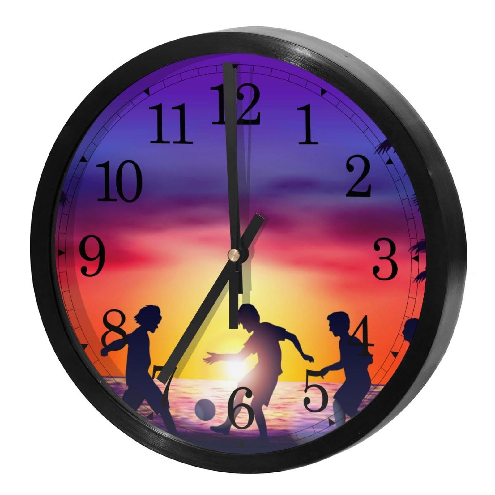 Horloge murale ronde silencieuse pour en finir avec le tic-tac nocturne