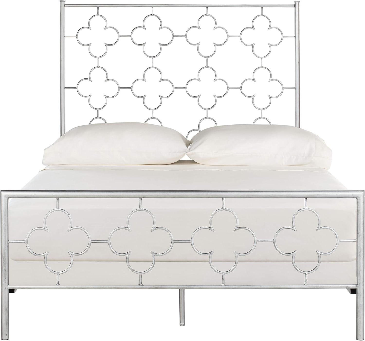 Safavieh Home Morris Moroccan Antique Silver Bed, Queen