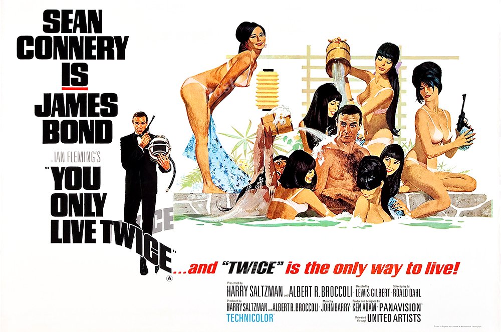 Amazon.co.jp: ポスターUSA – 007 You Only Live Twiceジェームズ