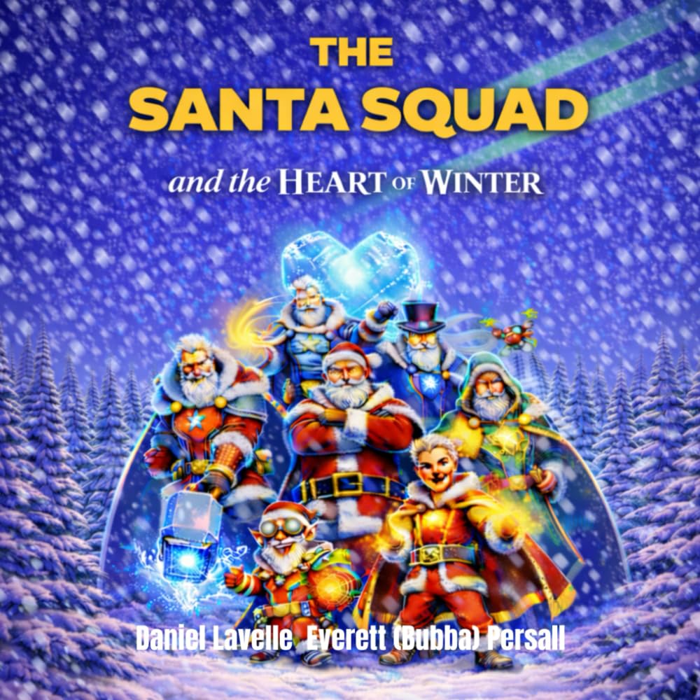 The Santa Squad and the heart of winter: a team of Santas that come help the real Santa when he needs it