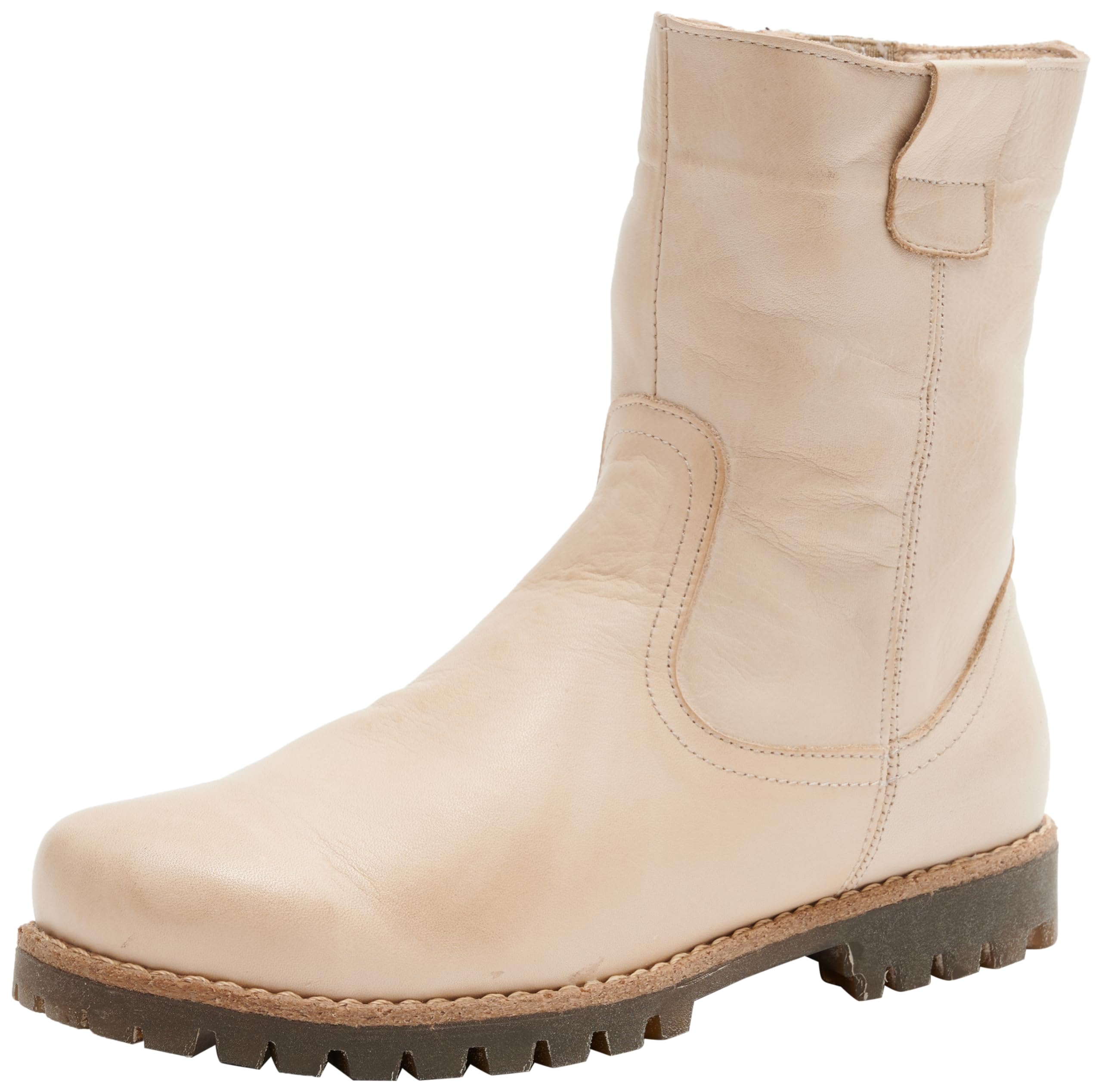 Andrea Conti Women's Boots Fashion, Cream, 3.5 UK