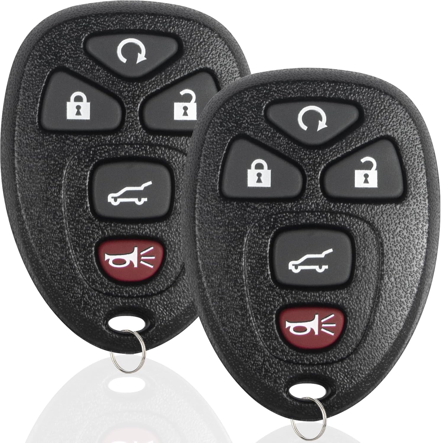 Key Fob Keyless Entry Remote Control Compatible with Chevrolet Chevy Suburban Tahoe Traverse/Cadillac Escalade SRX/GMC Acadia Yukon/Saturn Outlook/Buick Enclave Key Replacement for OUC60270 OUC60221