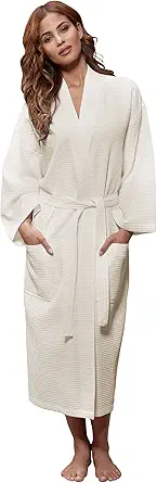 Turquaz Lightweight Waffle Robes For Women And Men