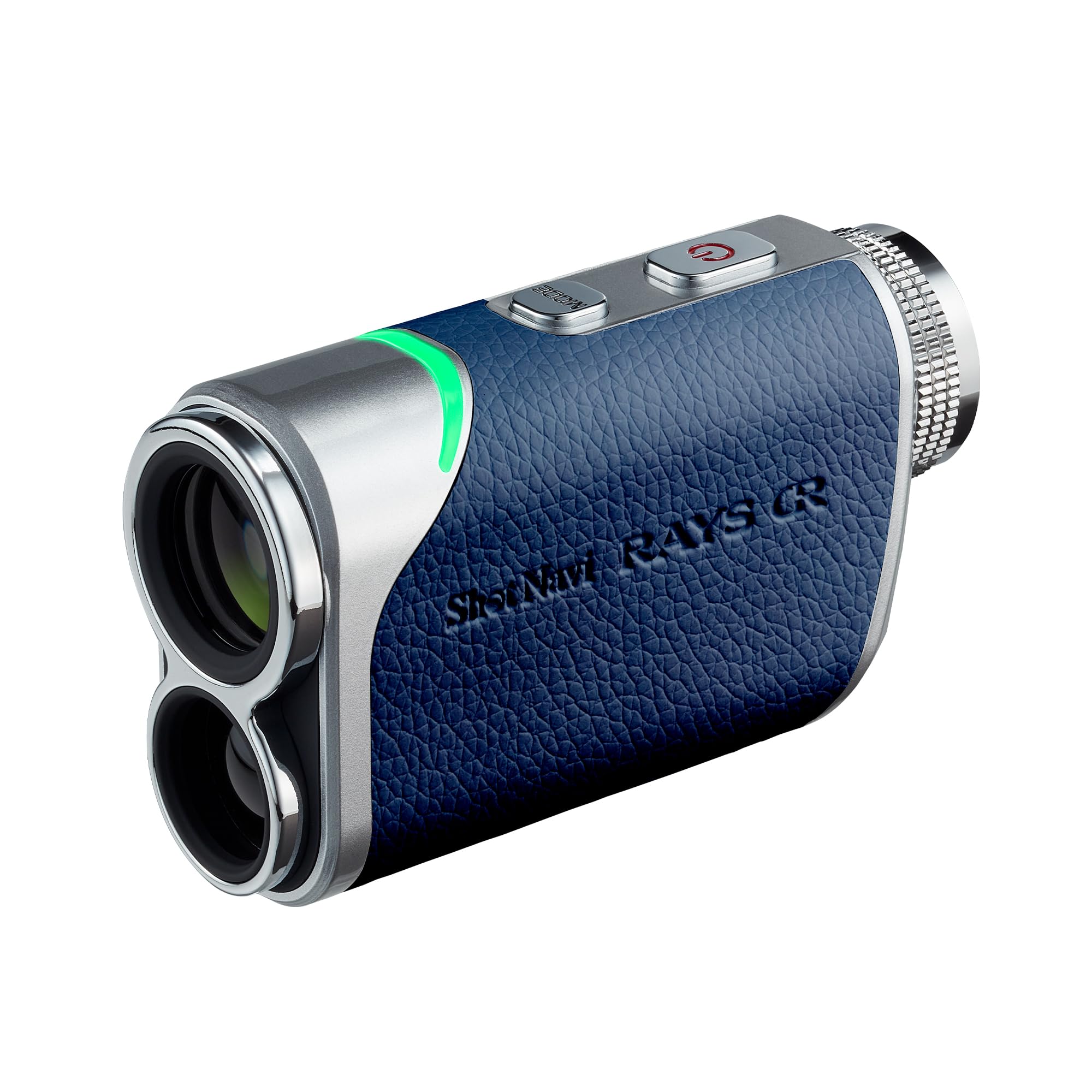 Shot Navi(ショットナビ) ゴルフ 距離計 レーザー距離測定器 LaserSniper RAYS GR【ネイビー】緑・赤 ２色OLED搭載 1600y計測 高速0.2秒計測 軽量 6倍ズーム 高低差 充電式