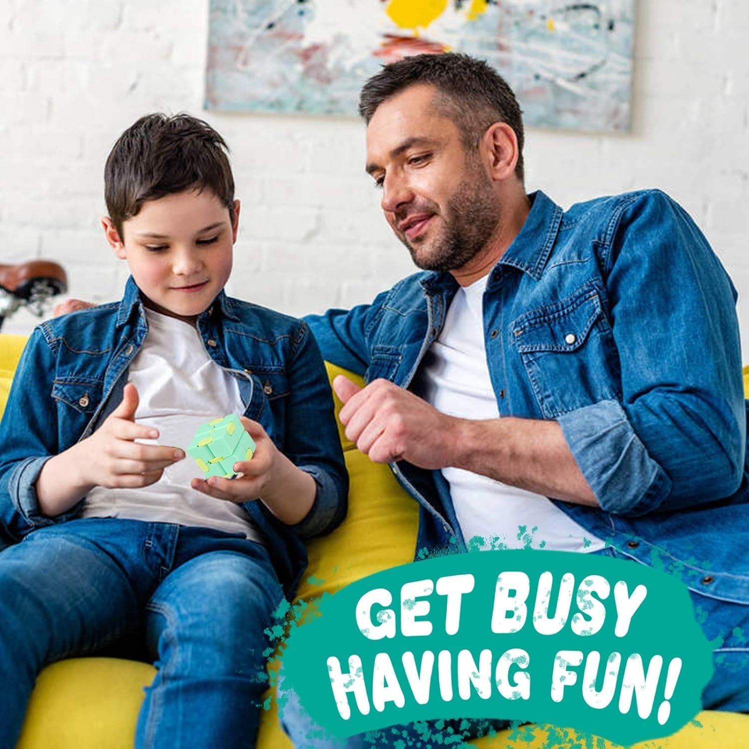 Infinite Cube Plastic Mini Fidget Toy 3 Pieces Decompression Game Improves Focus Ideal for Office Staff and School Supplies for Adults