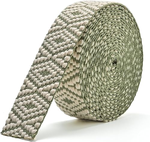 Correa de algodón, correas clásicas de 1.5 pulgadas y 2 pulgadas de alta resistencia, perfectas para manualidades y costura, correa de bolso,