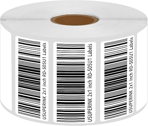Miniatura 3 de USUPERINK 3 rollos 1500 etiquetasrollo compatibles con Brother RD-S05U1 RDS05U1 carpetas de archivos troqueladas de 2 x 1 pulgada 2008 x 1024in
