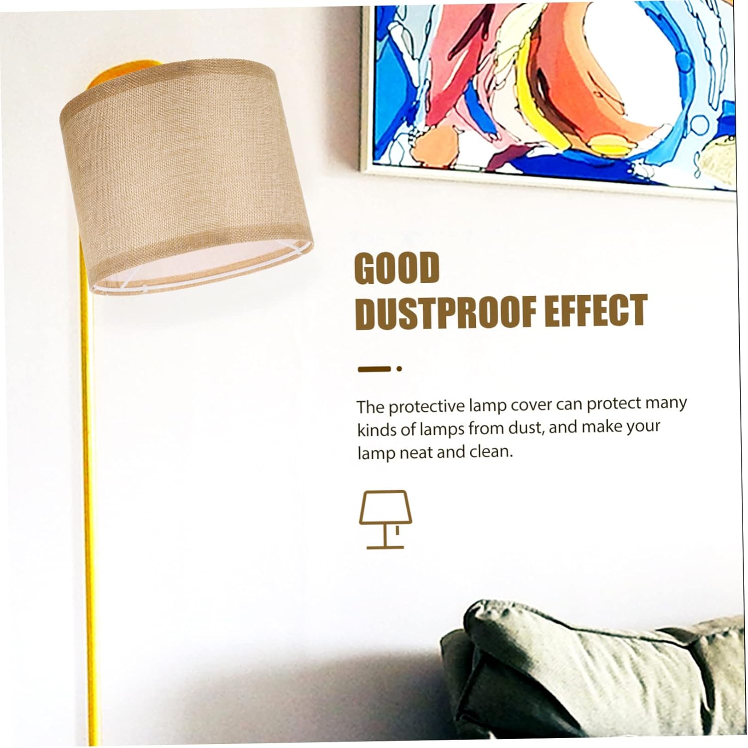 MERRYHAPY Detachable Lampshade Replacement for Desk and Wall Lamps Fitting Versatile Lamp Shade Adapter for Home Decor Modern Design Easy to Install