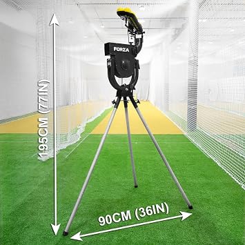 FORZA V62 Cricket Bowling Machine | Adjustable Speed, Swing and Spin for Comprehensive Batting Practice