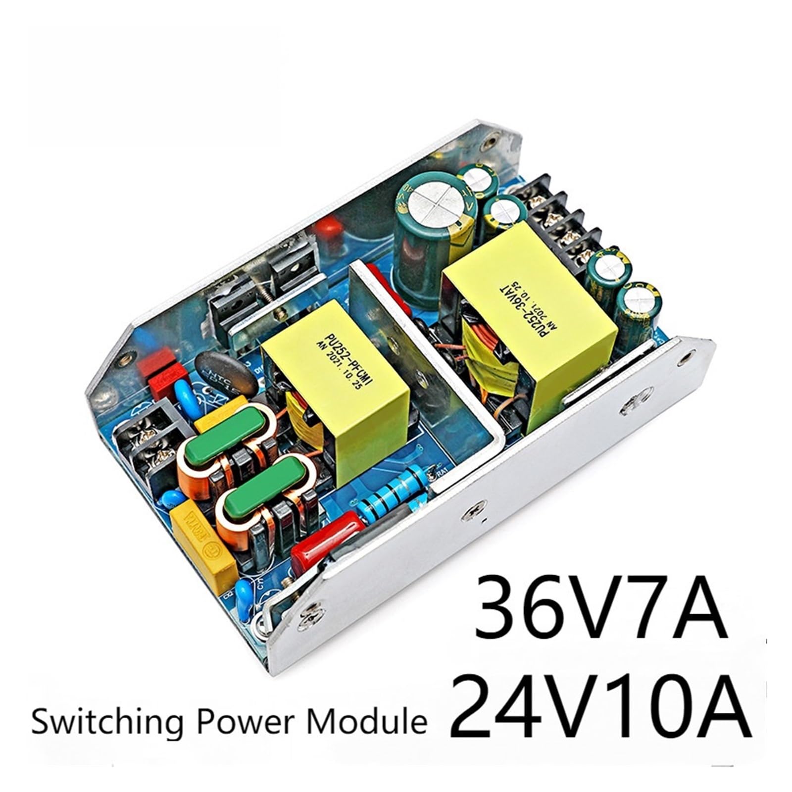 AC-DC 24V 36V podwójne wyjście precyzyjna przetwornica 240W 252W Buck przełącznik zasilania moduł goła płyta Kompaktowy i lekki(24V10A)