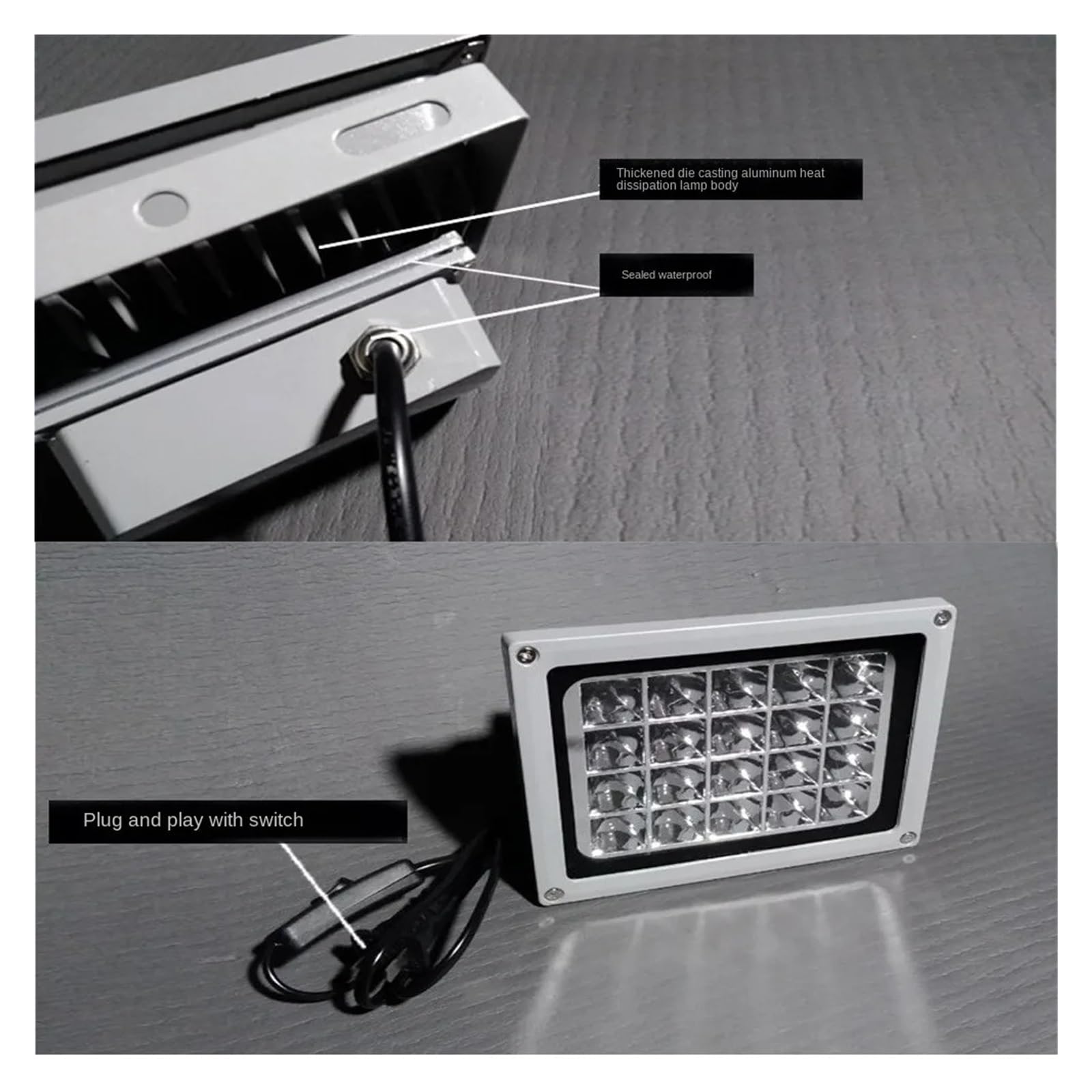 Luce LED UV, 50W 100W LED UV Resina Che Cura Luce 405nm 395nm 365nm Lampada A Raggi Ultravioletti for SLA DLP 3D Stampante Resina PCB riparazione Olio Verde Lavoro Manuale FAI DA TE Che Cura per unghi