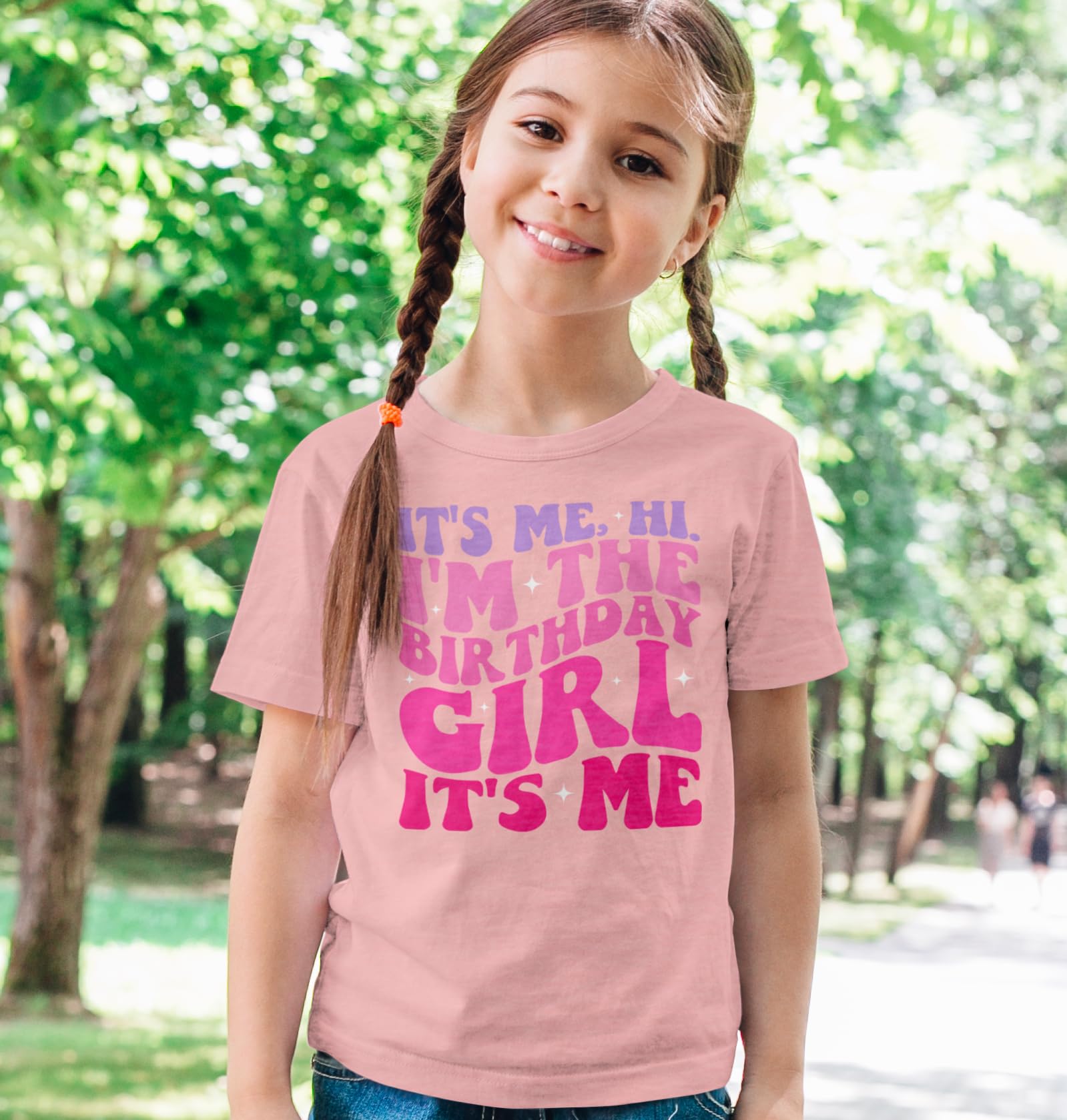 Olive Loves Apple It's Me, Hi It's My Birthday It's Me Girly Fun Birthday Shirt Peach Shirt 12 Months