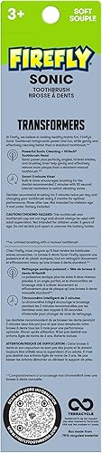 Miniatura 2 de FIREFLY Cepillo de dientes sónico Transformers con cubierta 3D, suave, a partir de 3 años
