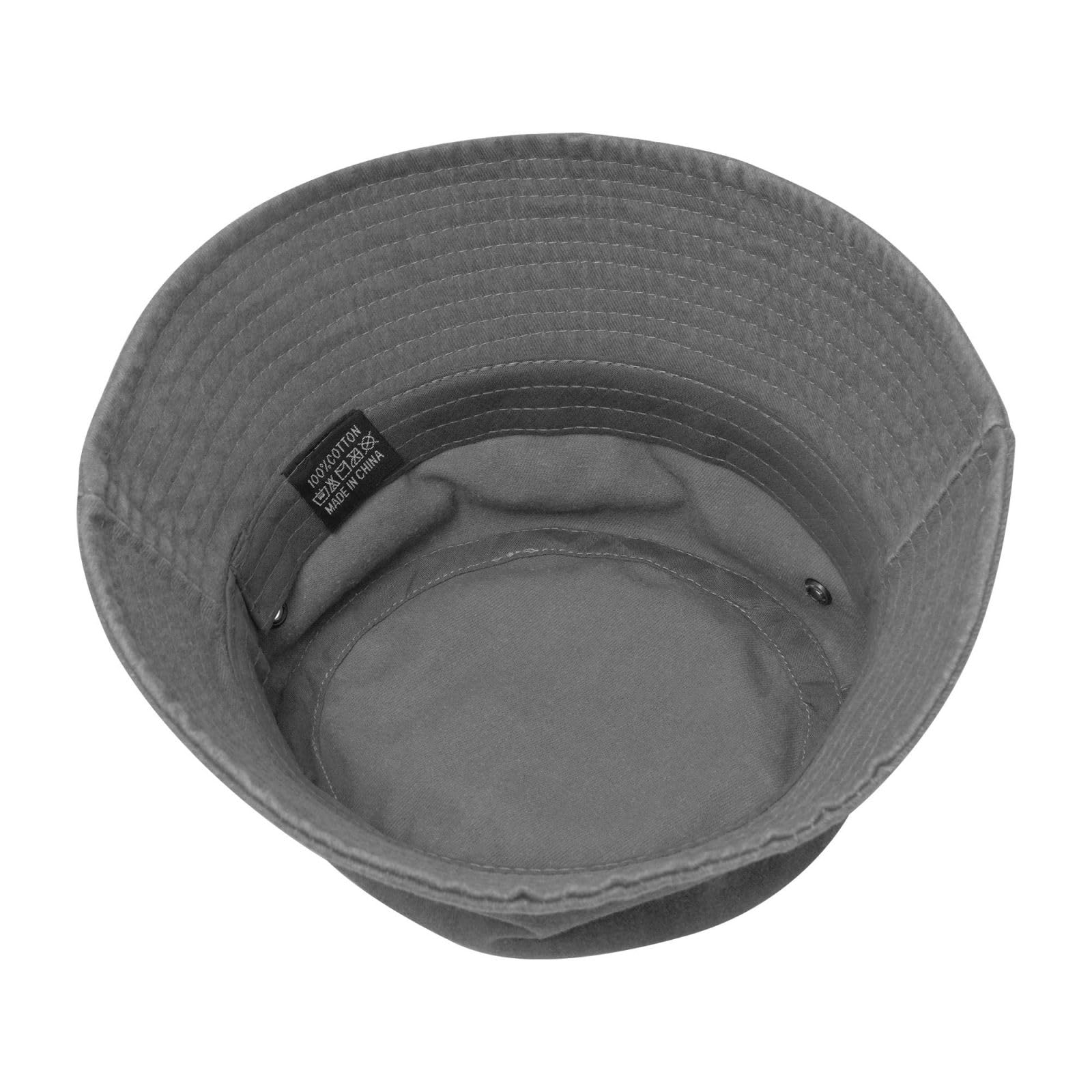 YVNUM Support Day Drink Bucket Hats for Women Men Trendy Washed Cotton Sun Hat for Beach,Golf,Fishing,Gray