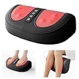 Foot Massager with Heat, Electric Kneading Plantar Fasciitis Treatment Machine, Circulation and Pain Relief for Foot and Calf Massage, Gifts for Dad, Mom and Lover