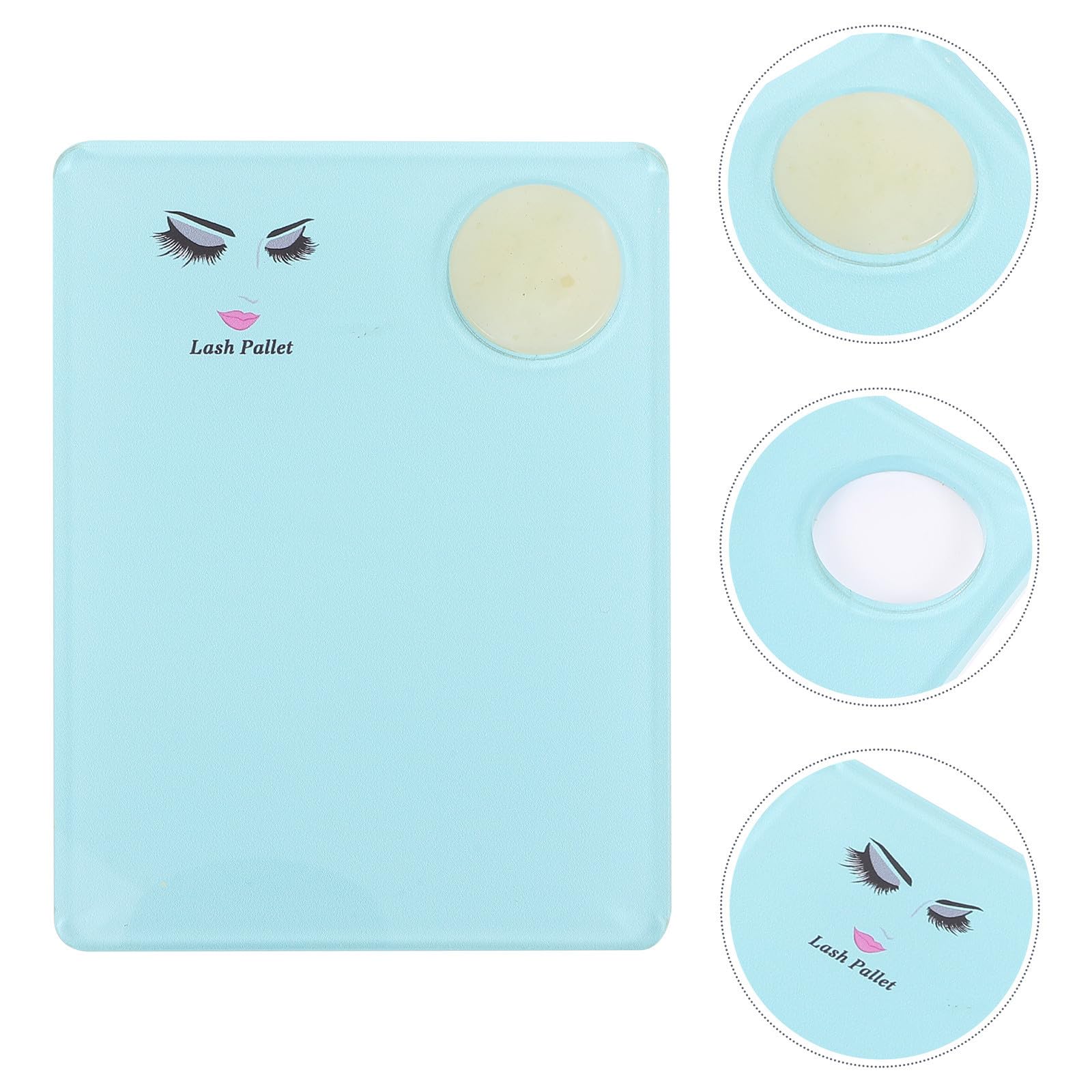 Healeved 2 Pezzi Di Accessori Per Extension Ciglia Palette Manuale Per Ciglia Con Vassoio Per Lapplicazione