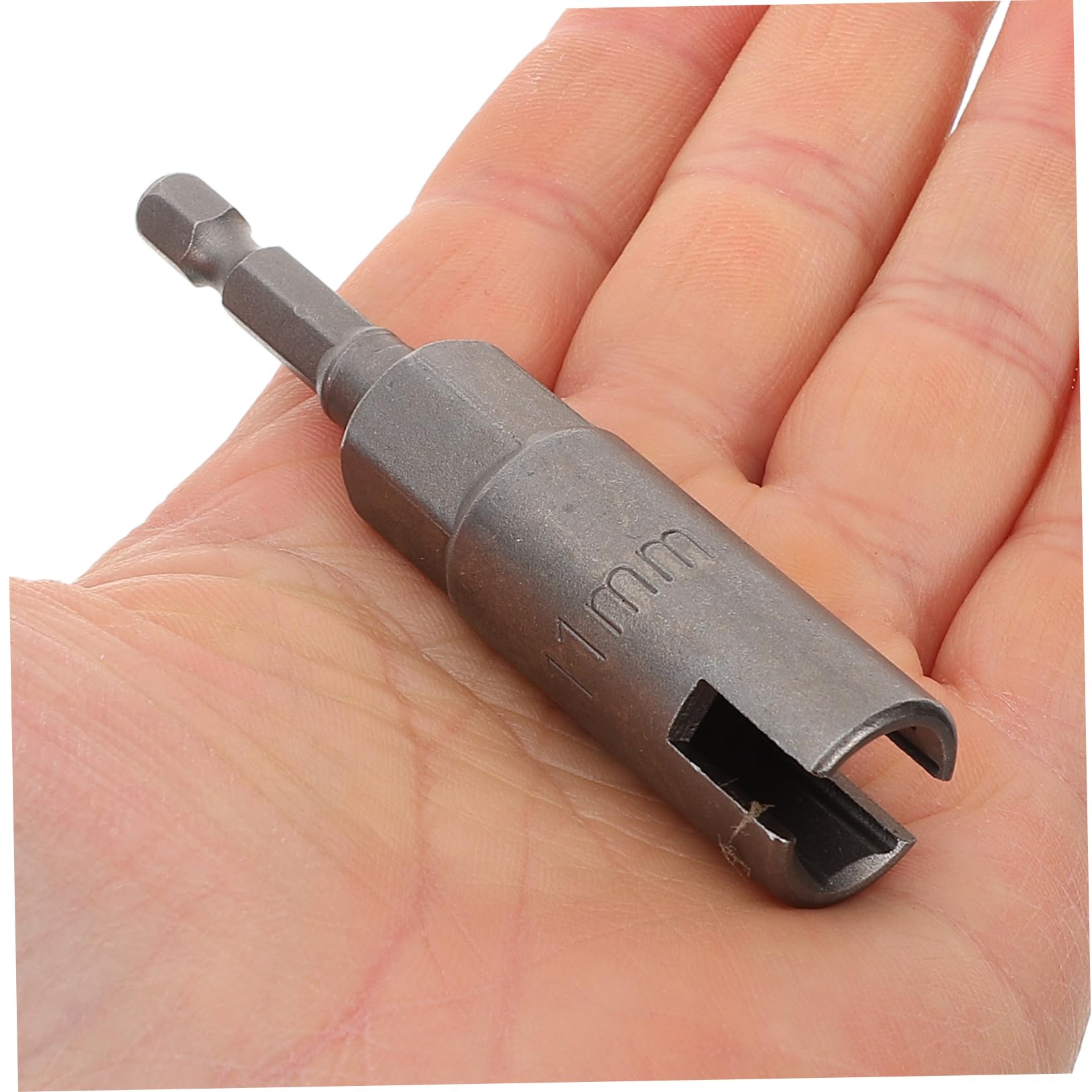 Operitacx 5 Set Presa Esagonale Caldo Vite Chiave Inglese Adattatore Per Avvitatore Ad Impatto Presa Per Punta Da Trapano Per Dado Ad Alette -v (acciaio Al Cromo Vanadio) Argento 3 Pezzi*5
