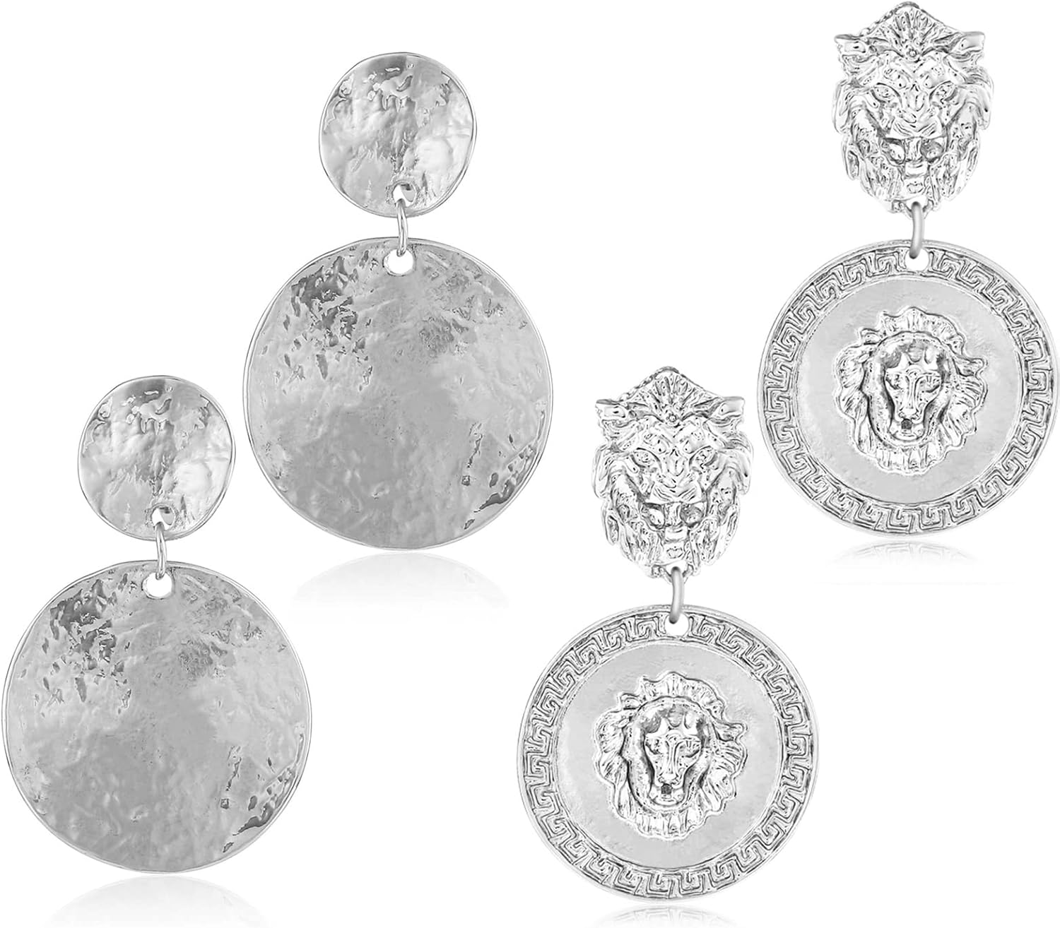 Women's Statement Clip-On Earrings Hypoallergenic Lightweight Clip Earrings