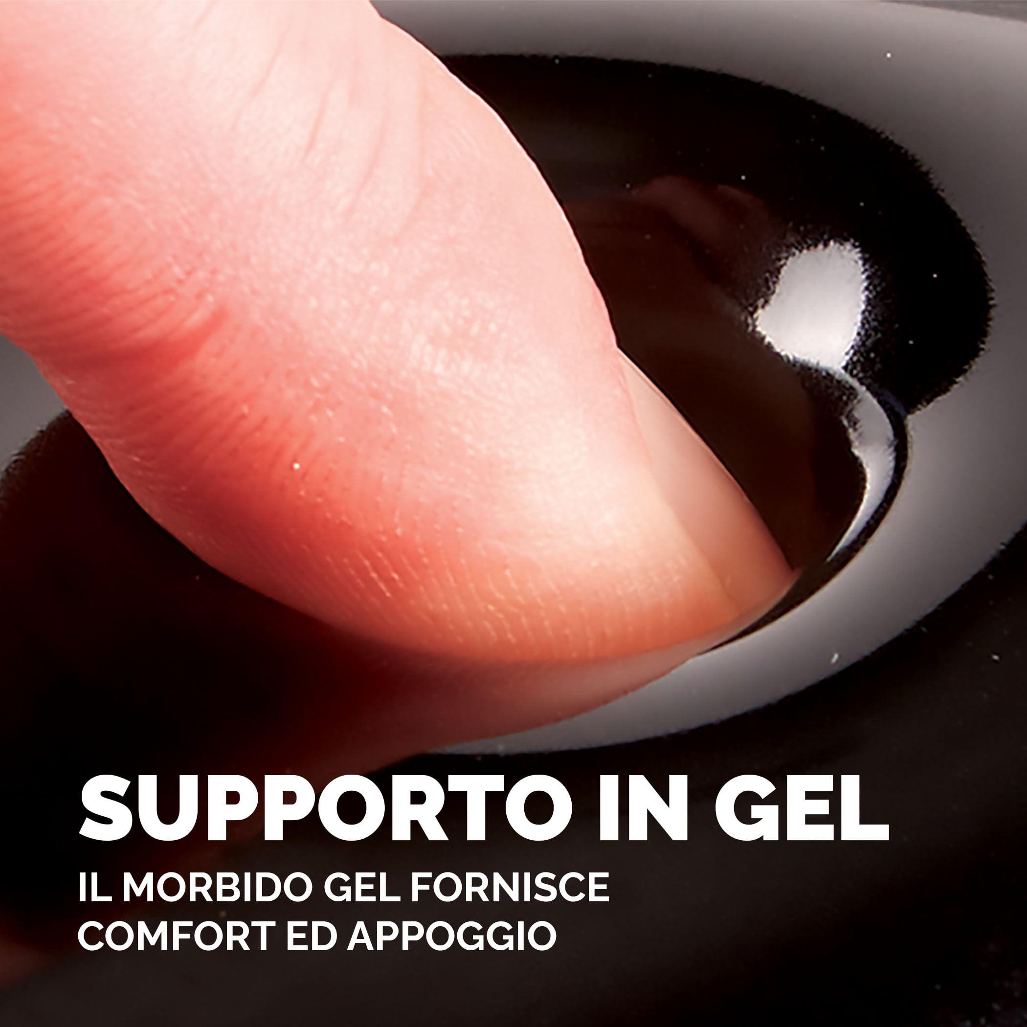 Fellowes Tappetino mouse con poggiapolso in gel Crystals, nero + Poggiapolsi da tastiera in gel Crystals, nero