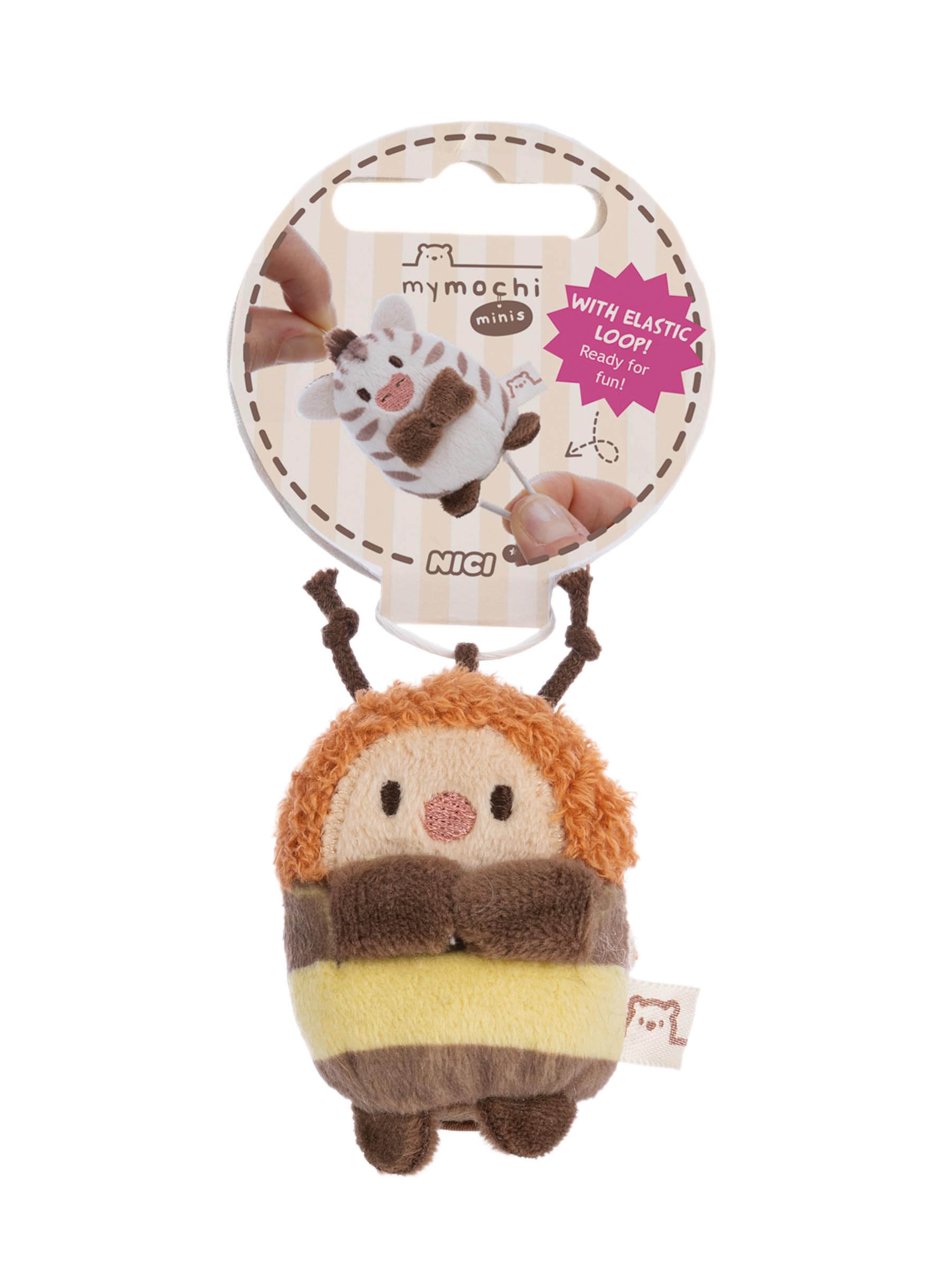 NICI Hadshi El Abejorro Jardinero – Peluche Kawaii De 8 Cm Con Regadera Y Disfraz, Suave Y Coleccionable, Ideal Para Regalar A Niños Y Adultos