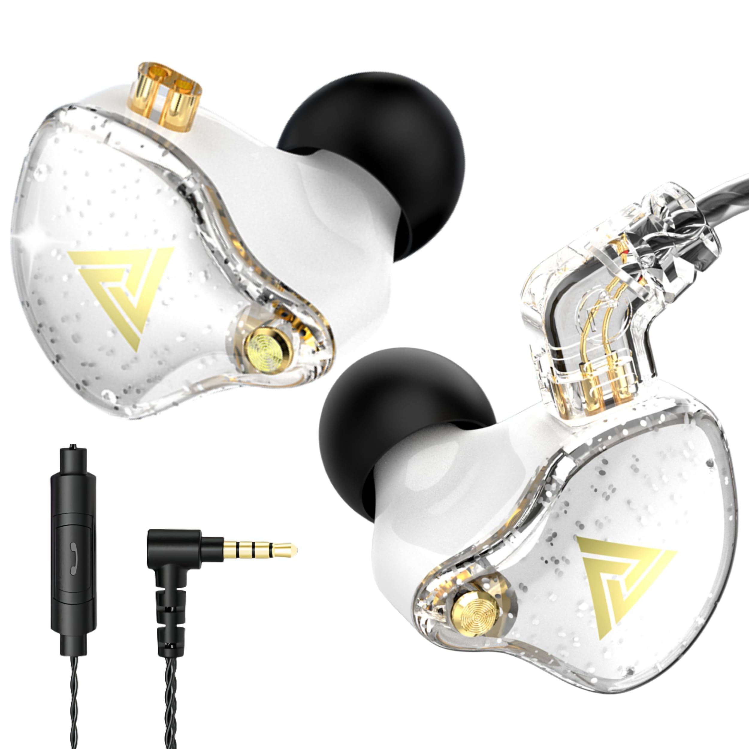 Amazon.com: HJX QKZ AK6 Pro Wired IEM for Gaming Earbuds with MIC