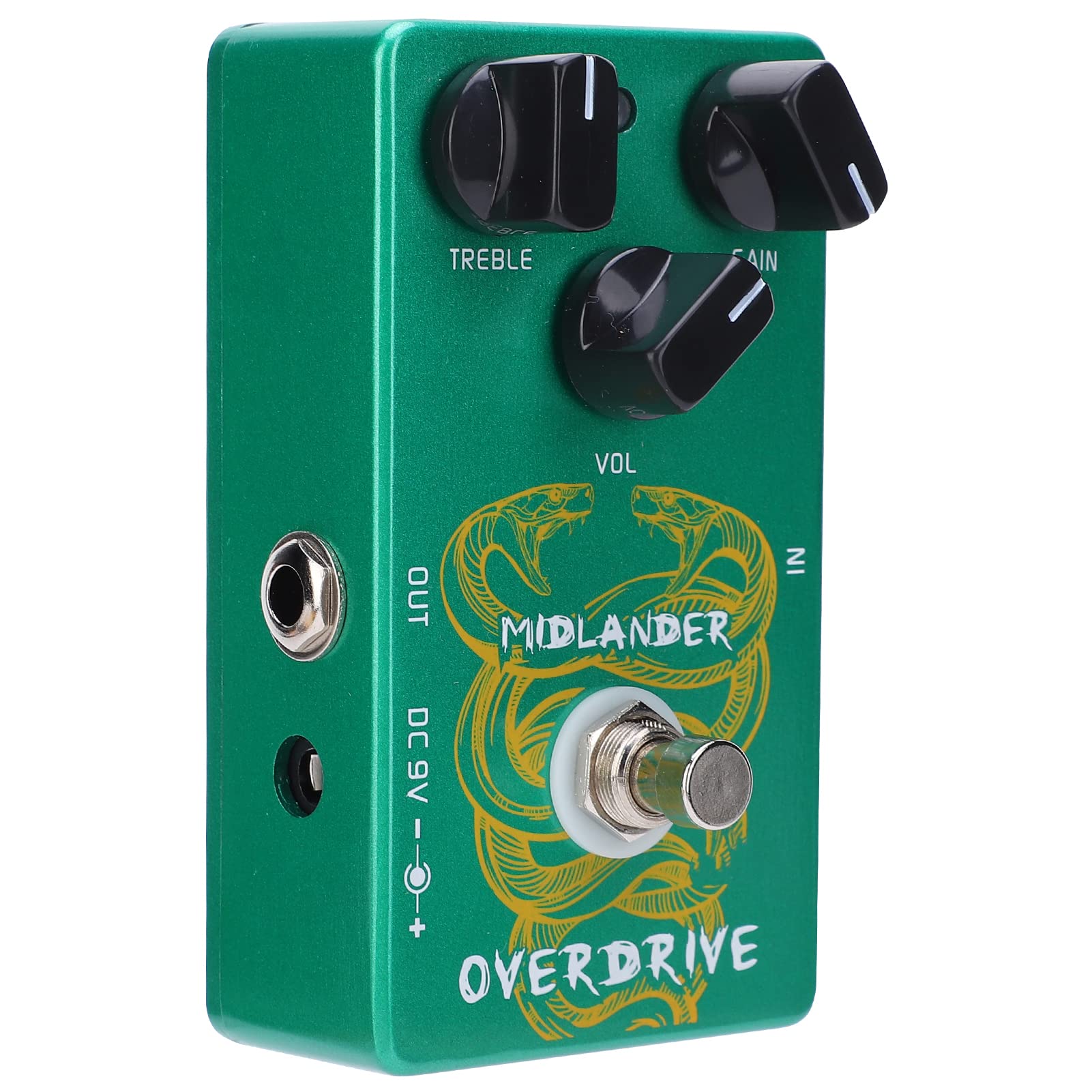 Pedał True Bypass Overdrive z Miękkim i Delikatnym Efektem Przeciążenia dla Gitar Elektrycznych, Idealny dla Muzyków