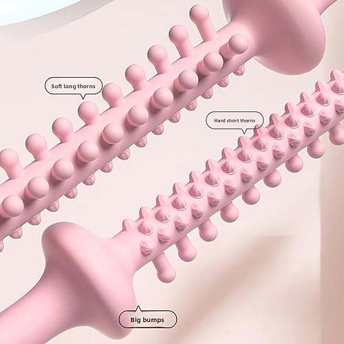 Miniatura 5 de Keenso Muscle Roller Stick, with Scale Patterned Handle, Multifunctional Manual Massage Tool for Whole Body Relaxation