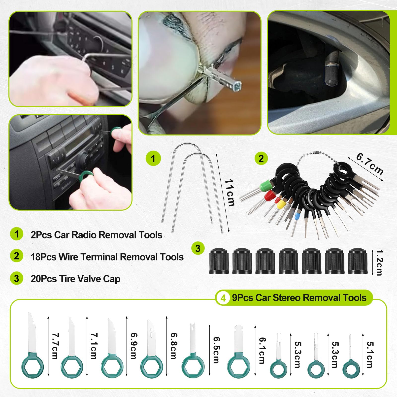Coptiner 415 Pcs Car Trim Removal Tool Kit - Image 6
