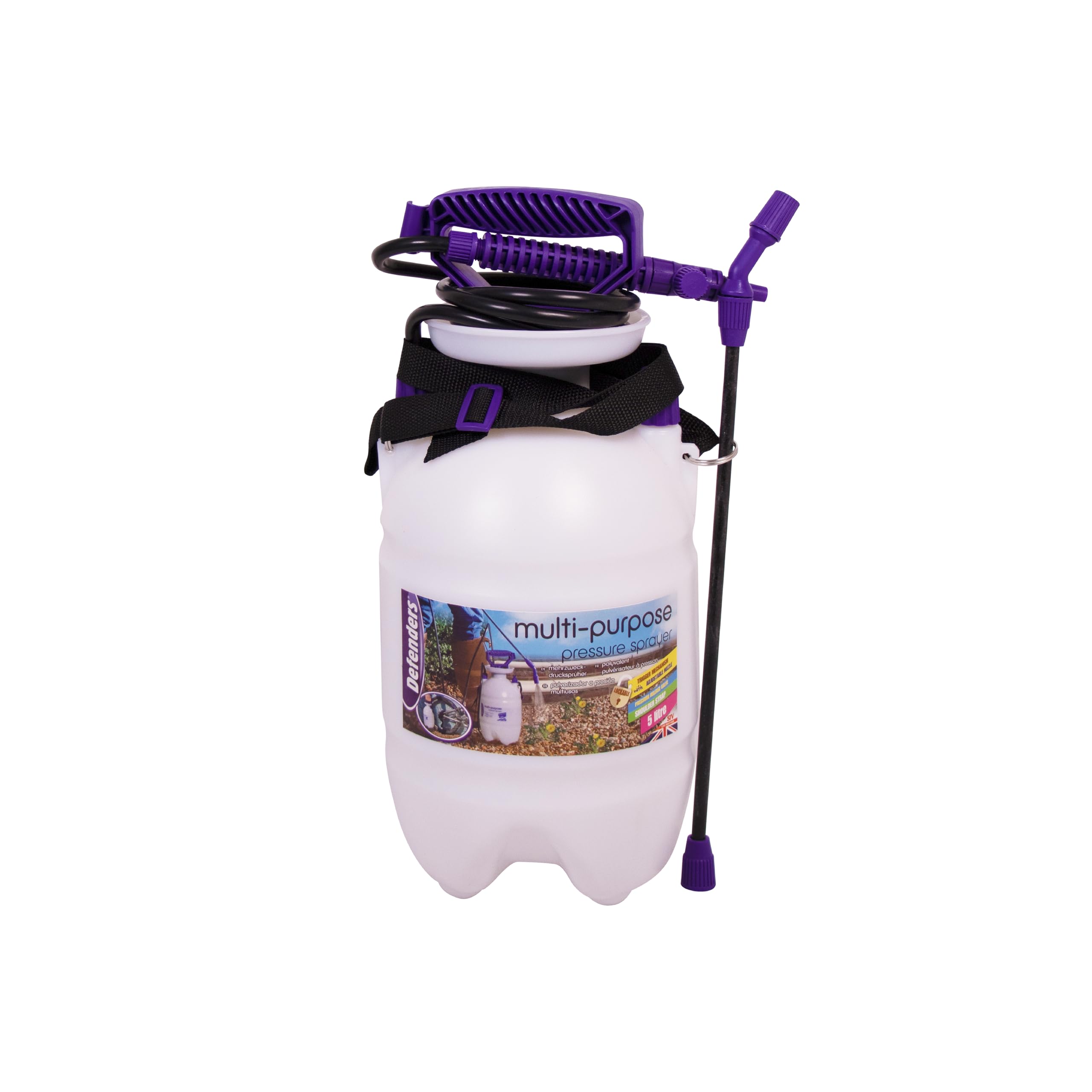 Defenders All Ways Multi-Use Pump Action Pressure Sprayer – 1 L, Adjustable for Home & Garden Use - Indoor Plants, Cleaning, Outdoor, Garden, Fertilisers, Pesticides & Weed Killers — view 11